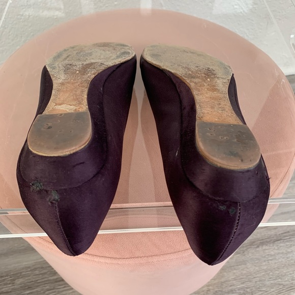Loeffler Randall purple satin flats - Picture 2 of 5